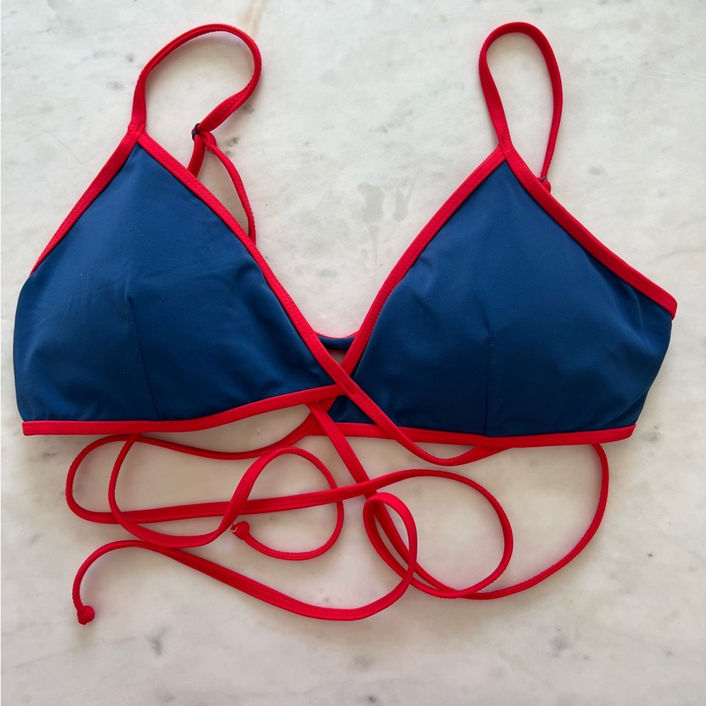J.Crew Wrap Around String Bikini Top - image 1